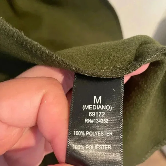 🍋Ambience Olive green open long cardigan size Medium - Picture 6 of 6